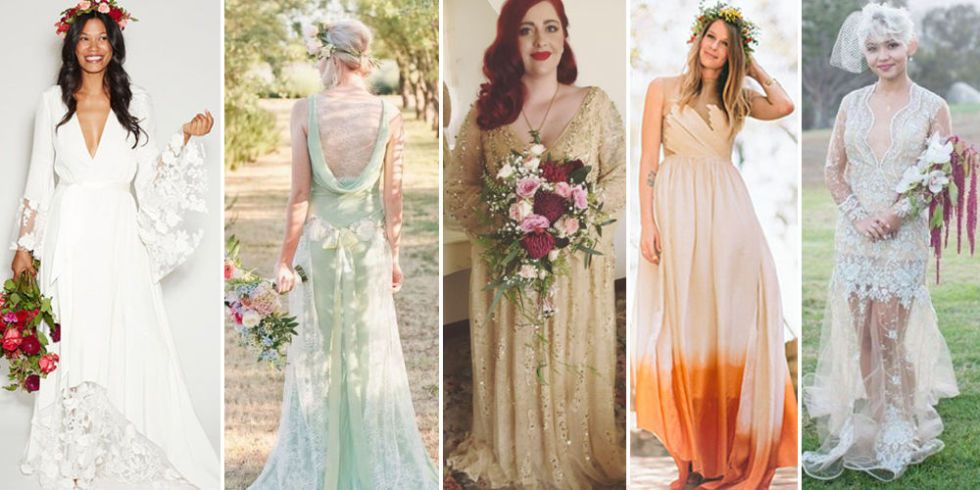 Mon-traditional wedding dress ideas for ...